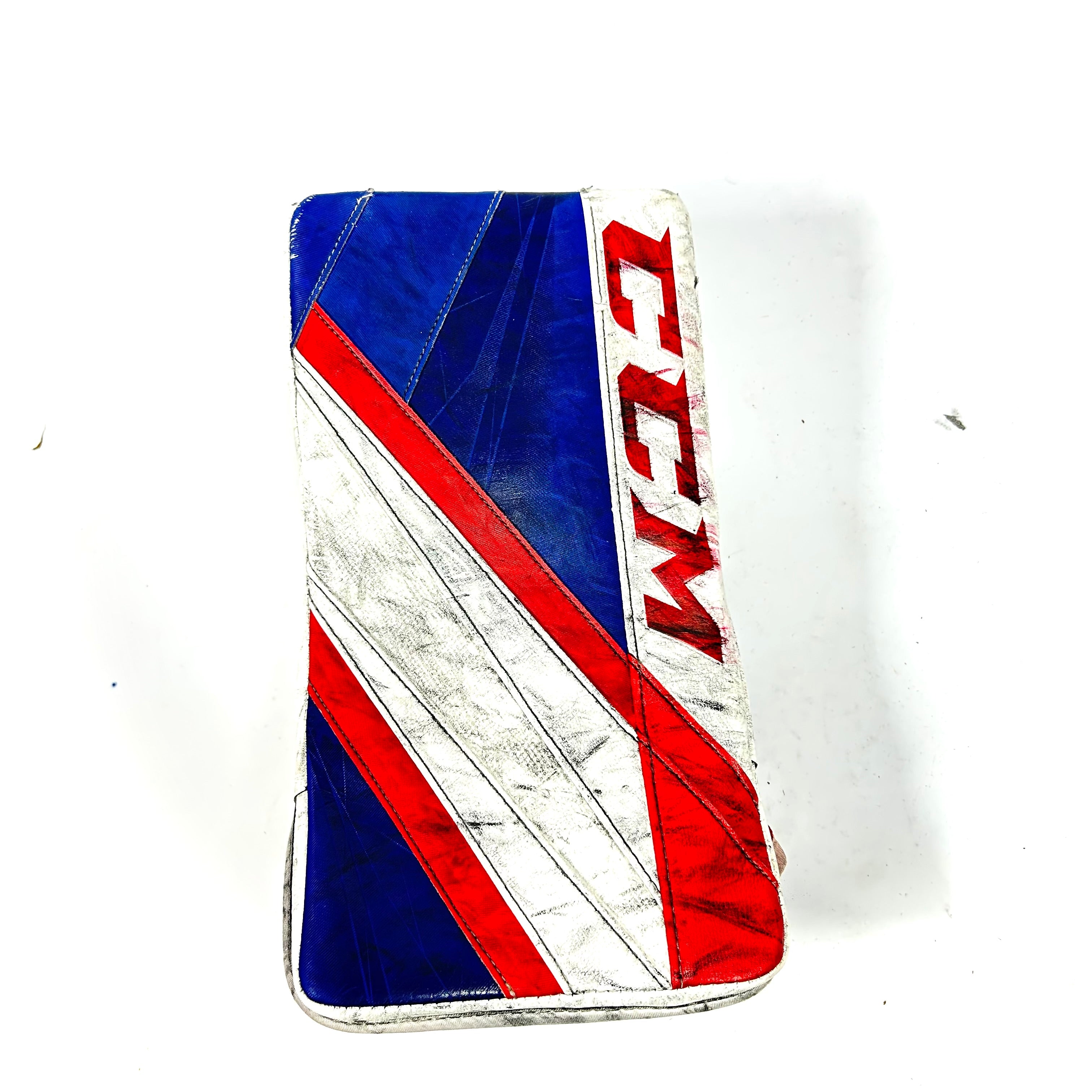 CCM Extreme Flex 5 - Bloqueur de gardien d'occasion (bleu/rouge/blanc)